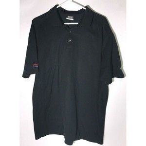 Nike golf XL Dri Fit Precision Black Athletic Golf Polo Shirt